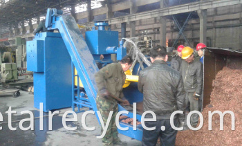 Y83W-360 Hydraulic Steel Chips Blocks Making Machine for Smelting